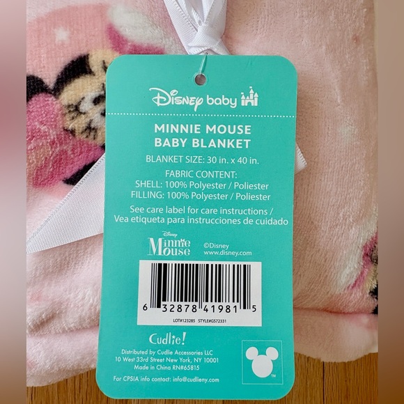 LAST CHANCE NEW Disney Baby Minnie Mouse Blanket - Picture 4 of 6